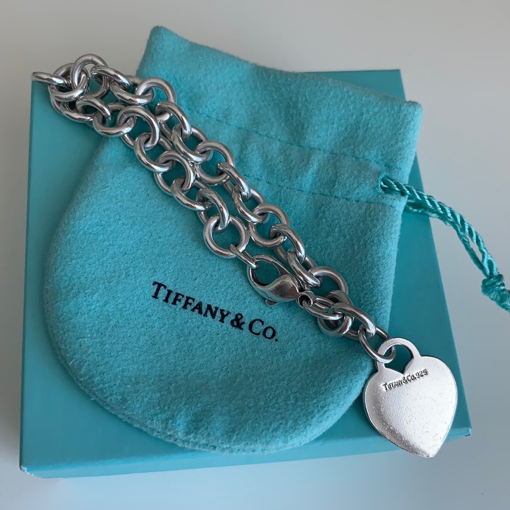 Tiffany & co. Heart Tag Charm Bracelet